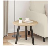 Round table top 50x50x1.5cm Sonoma oak engineered wood for outdoor patio dining