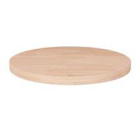(natural, 30 x 2.5 cm) vidaXL Solid Wood Oak Round Table Top Untreated Table Top Multi Colours/Sizes