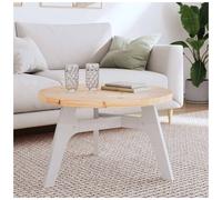 Round Table Top Solid Pine 70cm Ø x 3cm Thick Natural Side Table Rustic For DIY