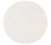 Round Table Top Solid Pinewood White Ø40cm x 2.5cm Rustic Solid Wooden Surface