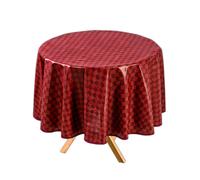 Round Tablecloth Ø 140 Cm Washable PVC Table Cover