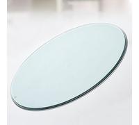 Round Tempered Glass Table Top 70CM (28IN) - Clear Polished Edge Replacement for Coffee & Dining Tables -Stylish Perfect for Home Decor