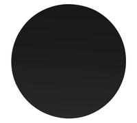 Round Tempered Glass Table Top 90cm White Marble Design 8mm Durable Modern Home