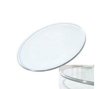 Round Tempered Glass Tabletop Transparent 43cm 50cm 60cm 70cm Dining Table Centerpiece Garden Table Glass Top 20" Diameter & Stylish Design