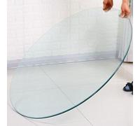 Round Tempered Glass Top, Tempered Glass Table Top, Durable And Sturdy Polishing Edges Dining Table, Coffee Table, Office Desk(60CM (23.6IN))