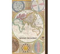 round the world: map vintage