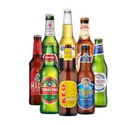 Round The World Premium Lager 330ml Mixed Case Selection (8 Pack) - Beer Gifts for Men, Beer Gift Set, Birthday Beer, Craft Beer Gift Set, Beer Gifts, Lager Gift Set, World Beers