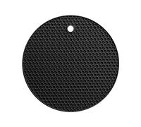 Round Thin Silicone Honeycomb Placemats, Tea Cups, Tableware and Dish Mats, Insulating Placemats and Drain Mats for Household Kitchen, Table Mat, Dining Table (F, One Size)
