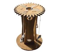 Round Thread Weaving Disk - Wooden Rope Weaving Stand | Rope Cord Crafts & Knitted Wire Braid Device | Durable Handmade Craft Tool for Braiding and Knotting Projects