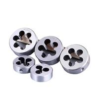 Round Threading Die 1PC Thread Die Metric Round Dies Cutting Tool Right Hand Alloy Steel M1 M2 - M12 M13(3 Pcs,M10x1.25)
