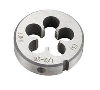 Round Threading Die 1pcs die UN/UNC/UNF/UNS/UNF HSS W6542 4-40 8-32 1/4 5/16 1/2 5/8 1/8 3/8 7/16 9/16 11/16 3/4 3/16 Thread Tool(5I16-32UNEF)