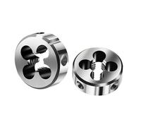 Round Threading Die 1pcs Right-Hand Metric die M1-M12, Machine and Hand Tools for Machine Tools and Manual External Thread Tapping and Repair(M1.6x0.35)