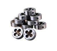 Round Threading Die Pipe Thread Die 1/2 5/8 9/16 3/4 11/16 13/16 UN UNC UNF UNEF UNS Round Dies Right Hand Cutting Tool Alloy Steel(1l2-24 UNS,1 PCS)