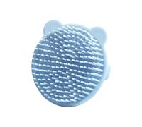 Round Tip Baby Shampoo Brush Silicone Soft Scalp Cleanser Cartoon Hairbrush for Infants Fun Animal Bath Accessory Infant Scalp Massager Shower Present Kids Bath Tool Safe Baby Grooming