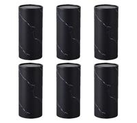 Round Tissue Boxes for Car - Car Round Facial Tissue Holder - Reusable Tubes,Suitable for Cafe,Bedroom, Study, Travel, Cup Holder,Cylinder 6 Canisters/300 Tissues(14.5x6.8cm)