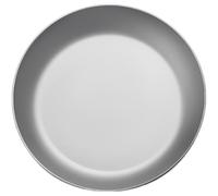 Round Titanium Plate for Hiking, Ultralight Camping Plate for Backpacking and Picnics, Food-Safe Rustproof Metal Dish for Outdoor Trekking, Travel, Fishing, 7.7 x 1 in, High Rim, Smooth Edges