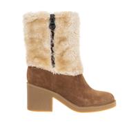 Round Toe Suede Ankle Boots - female - Guess - Winter Boots - Brown - 2 UK - Shoes 2 UK