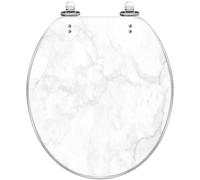 Round Toilet Seat Colorful Cute Toucan Tropical Bird Brazilian Blurred Resin Toilet lid Quietly Close Quick Release Hinges Decorative Seat with Cover Easy to Clean and Install