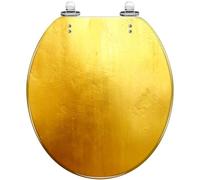 Round Toilet Seat Horses Running Free Resin Toilet lid Quietly Close Quick Release Hinges Decorative Seat Cover Easy to Clean Install