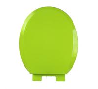 Round Toilet Seat Soft Close, O-Shaped, PP, Slow Close Toilet Seats, Quick Release, Top Mount, Easy to Install and Clean, Never Loosen (Green 36x41cm)