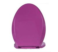 Round Toilet Seat - Stylish Bathroom Upgrade, Durable Hinges, Easy Installation, Modern Home Decor, Comfortable Design, 35CM Diameter