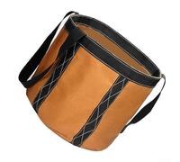 Round Tool Bag Heavy Duty 1200D Oxford Fabric Storage Organizer with Multiple Pockets for Electrician Workshop Portable Large Capacity Optional Sizes 45x35cm or 35x30cm Sturdy Tool Holder(B)