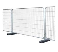 Round Top Temporary HERAs Fencing Kits - Comes with All Panels, Rubber Block Feet and Coupler Fixing Clips (20)