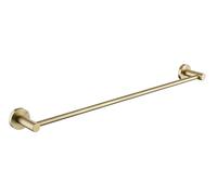 Round Towel Rail Brushed Brass