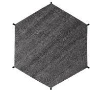 Round Trampoline Sunshade,Trampoline Sunshade Canopy Net - Mesh Material Protective Tool for Picnics, Backyards, Community Events, Birthday Parties
