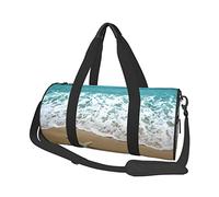 Round Travel Bag Beautiful Starfish On Beach Sand Gym Bag for Men Women Duffel Bag Sports Bag
