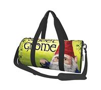 Round Travel Bag Colorful Gnomes Gym Bag for Men Women Duffel Bag Sports Bag