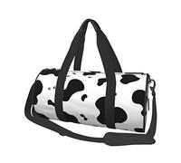 Round Travel Bag Cow Gym Bag for Men Women Duffel Bag Sports Bag