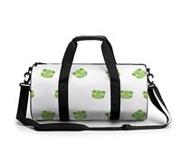 Round Travel Bag Cute Little Frog Gym Bag for Men Women Duffel Bag Sports Bag