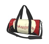 Round Travel Bag Fastball Ball Pitcher Gym Bag for Men Women Duffel Bag Sports Bag