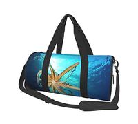 Round Travel Bag Marine Biology Gym Bag for Men Women Duffel Bag Sports Bag