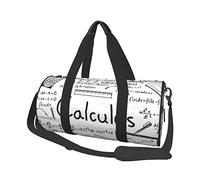 Round Travel Bag Math Geometry Geek Calculus Gym Bag for Men Women Duffel Bag Sports Bag