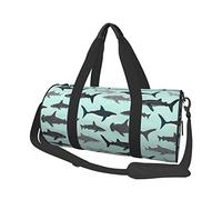 Round Travel Bag Shark Gym Bag for Men Women Duffel Bag Sports Bag