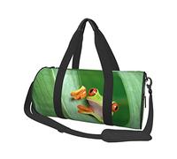 Round Travel Bag Tree Frog Gym Bag for Men Women Duffel Bag Sports Bag