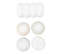 Round Travel Pod Liquid Container Leakproof with Case for Shower Gel Shampoo Cosmetics Traveling