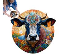 Round Tree Animal Puzzles - 3D Mask Sorting Toy for Kids, Safe and Easy Wooden Puzzle | 3D Animal Educational Puzzles for Home Office, Kindergarten