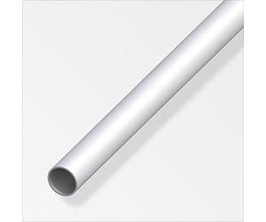 Round Tube 1m x 10mm x 1mm - Silver Anodised Aluminium