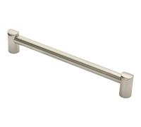 Round Tube Pull Handle 244 x 16mm 224mm Fixing Centres Satin Nickel