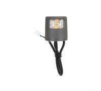 Round Turn Signal Light For Xiaomi for M365 4 Pro 2 Scooter, Left Right Indicators Weatherproof Plastic, Enhanced Night Riding Safety(White)