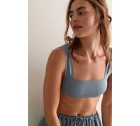 Round Two Square Neck Bralette by Intimately at Free People in Dark Green, Size: XS/S - female