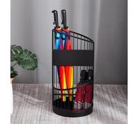 Round Umbrella Stand - Double Layer Organizer for Home, Office & Entryway - Durable, Compact & Stylish Storage Solution