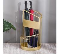 Round Umbrella Stand - Double Layer Organizer for Home, Office & Entryway - Durable, Compact & Stylish Storage Solution