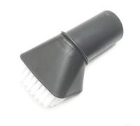 Round Vacuum Brush Set,Vacuum Dust Brush for Karcher WD2 WD3 WD4 WD5 Models, Dual Bristle Suction Brushes for Upholstery Carpet Dashboard Interior Cleaning with 32-35mm Adapter