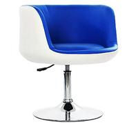 Round Vanity Chair With Back,Adjustable Height Swivel Chair Leather Accent Chair For Living Room Bedroom,Modern Cute Makeup Chair Office Chair Desk Chair