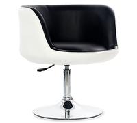 Round Vanity Chair With Back,Adjustable Height Swivel Chair Leather Accent Chair For Living Room Bedroom,Modern Cute Makeup Chair Office Chair Desk Chair