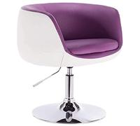 Round Vanity Chair With Back,Adjustable Height Swivel Chair Leather Accent Chair For Living Room Bedroom,Modern Cute Makeup Chair Office Chair Desk Chair